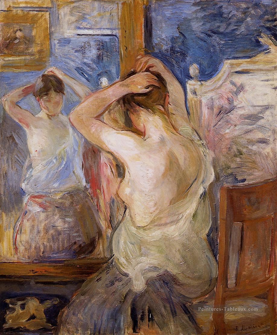 Avant le miroir Berthe Morisot Peintures à l'huile